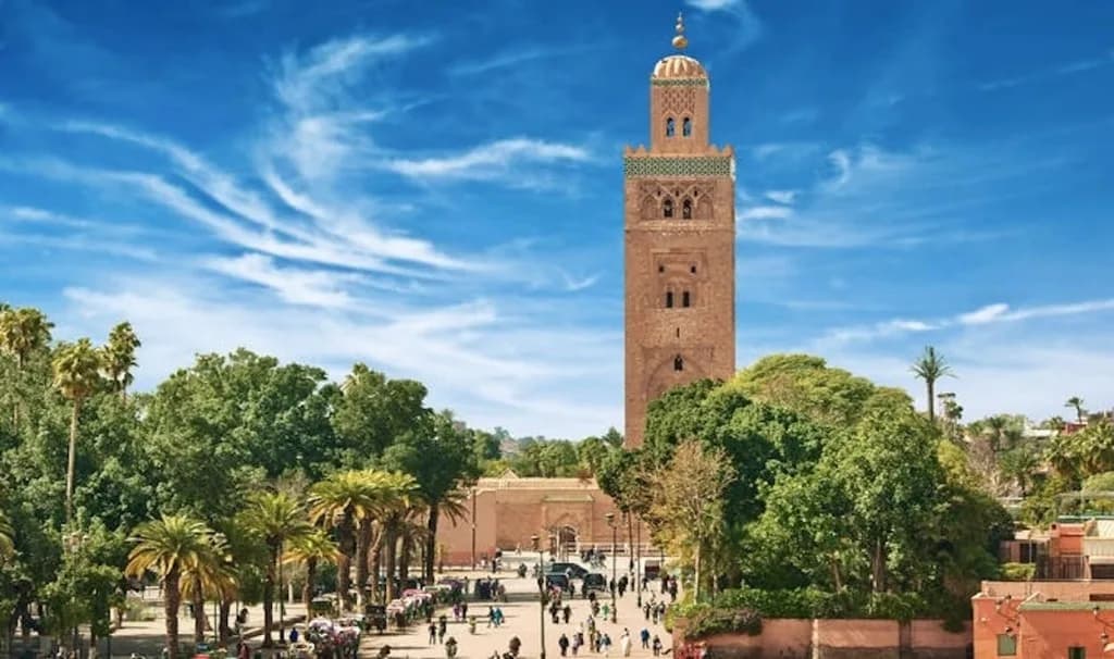 Koutoubia Mosque in Marrakech, Morocco